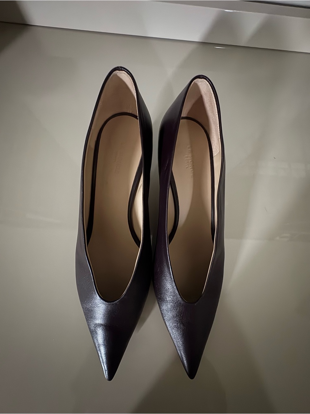 Le Monde Beryl Babouche Kitten Heel Pumps Plum 40.5/10 - Picture 4 of 11